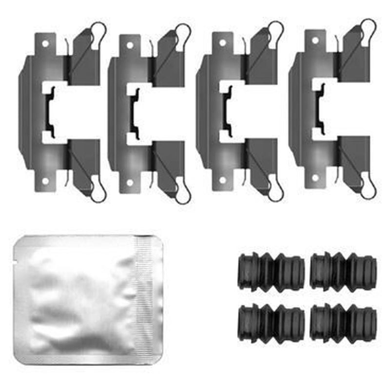 Mintex Brake Pad Accessory Fitting Kit Front fits Suzuki Baleno 2016 on 1.0 1.2