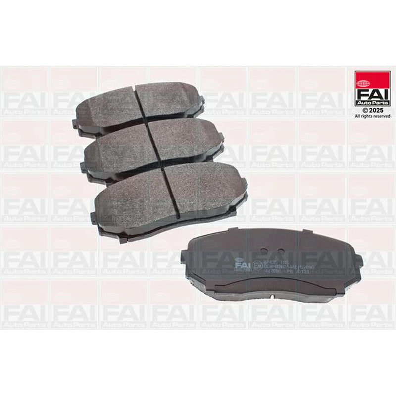 FAI Front & Rear Pads fits Mitsubishi Shogun Sport III 2015 on 2.4