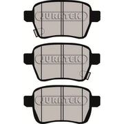 Juratek Front & Rear Pads fits Fiat 500L 2013-2014 1.4 1.6