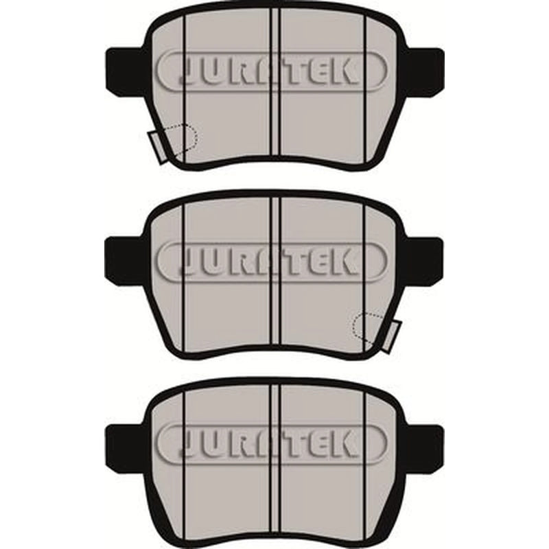 Juratek Front & Rear Pads fits Fiat 500L 2013-2014 1.4 1.6