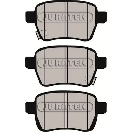 Juratek Front & Rear Pads fits Fiat 500L 2013-2014 1.4 1.6