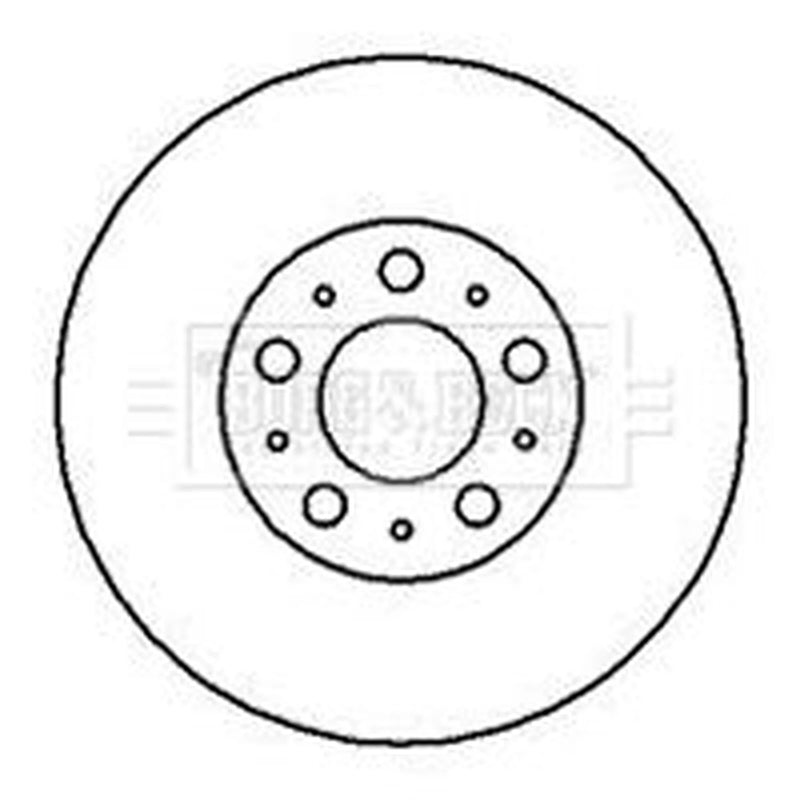 Borg & Beck Front & Rear Brake Discs & Pads fits Volvo V70 1995-2000 2.0 2.4 2.5
