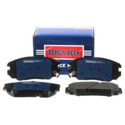 Borg & Beck Front & Rear Brake Discs & Pads fits Hyundai Tucson 2004-2010