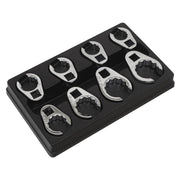 Sealey Crow's Foot Spanner Set 8pc 1/2"Sq Drive Metric AK5981 Sealey - Dynamic Drive