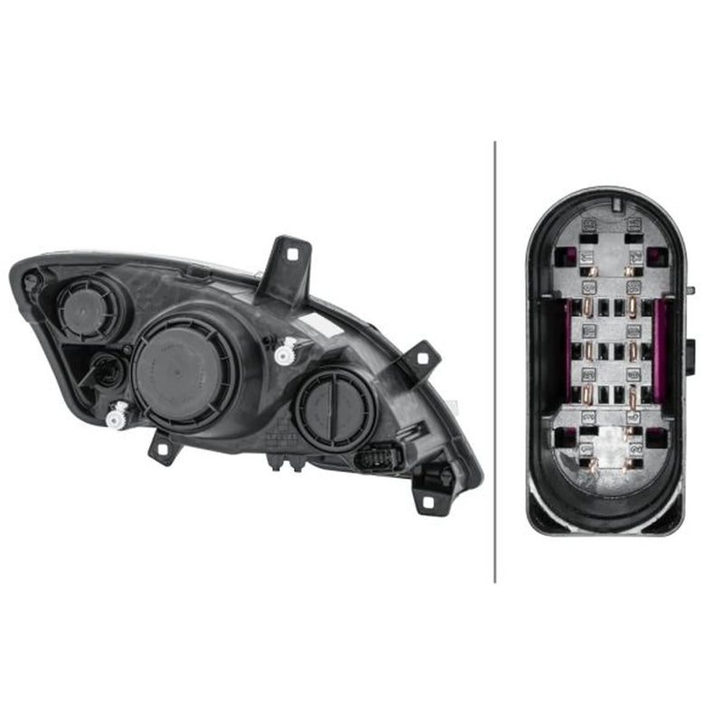 Hella Headlight Headlamp PY21W Left fits Mercedes-Benz Viano 2003-2007