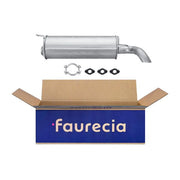 Hella End Silencer Rear fits Citroën Ax 1986-1998 1.3