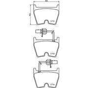 Mintex Front & Rear Pads fits VW Phaeton 2002-2016 3.0 3.2 4.2 5.0 6.0