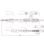 Apec Handbrake Cable Left Rear fits Kia Sedona 2001-2006 2.5 2.9