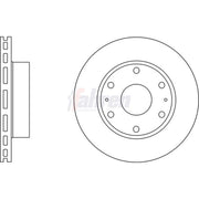 Fahren 2 x Front Brake Discs FBD6636-x2