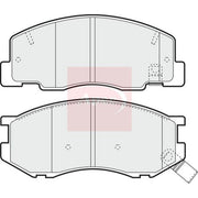 Apec Front Brake Pad Set fits Daihatsu Delta Bus 1994-2001 1.8 2.2