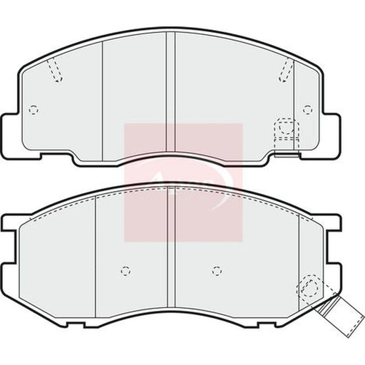 Apec Front Brake Pad Set PAD1004