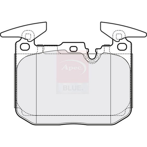 Apec Front Brake Pad Set fits BMW 1 Sports Hatch 2011-2019