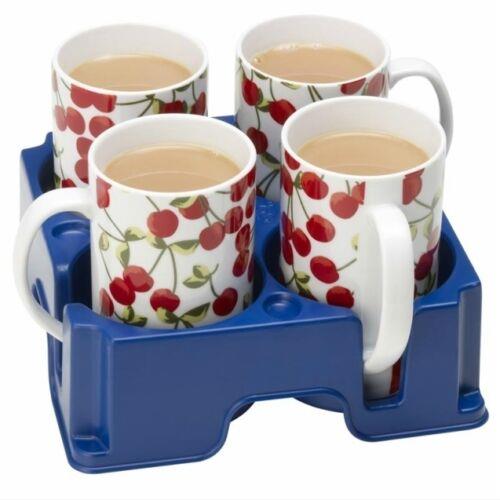 Muggi Multi 4 Cup Holder Petrol Blue Home Office Car Caravan Motorhome Muggi  - Dynamic Drive