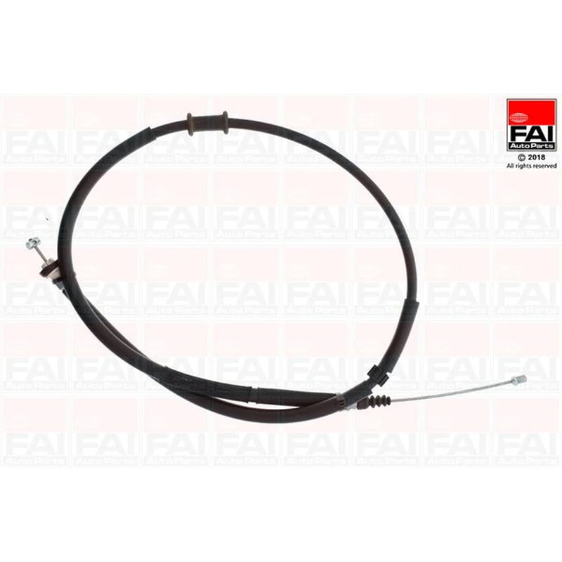 FAI Handbrake Cable Left Rear fits Fiat Panda 2004 on 1.2 1.3