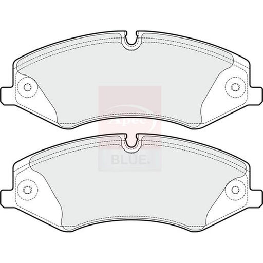 Apec Front Brake Discs & Pads fits Land Rover Range Rover 2006-2012 3.6 5.0
