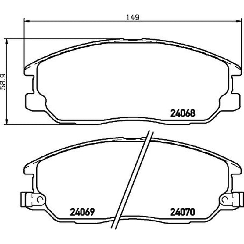 Mintex Front Brake Discs & Pads fits Kia Sorento I 2002-2011 2.4 2.5 3.3 3.5