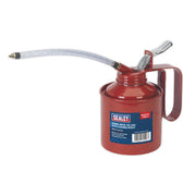 Sealey Metal Oil Can Flexible Spout 500ml TP05 Sealey - Dynamic Drive