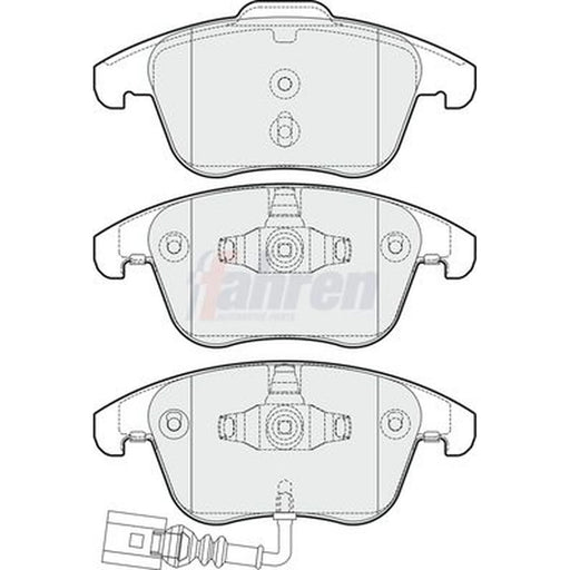 Fahren Front Brake Pad Set FBP3243