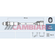 Cambiare O2 Lambda Oxygen Sensor before catalytic converter fits Ford Fiesta VI