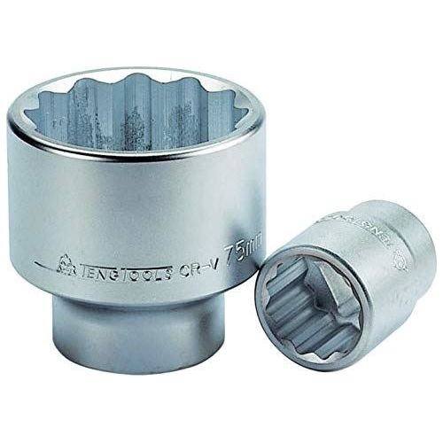 Teng Tools 1" Socket 12 pt Metric 75mm Teng Tools - Dynamic Drive