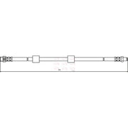 Apec Brake Hydraulic Hose Line Front fits BMW 5 1995-2004