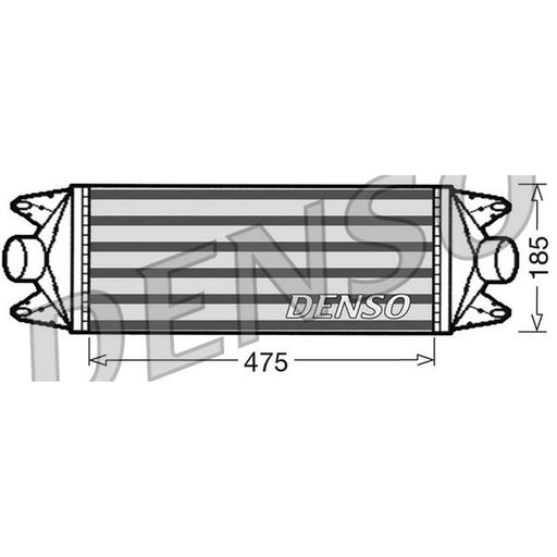 Denso Intercooler (Charge Air Cooler) fits Iveco Daily III 1999-2007
