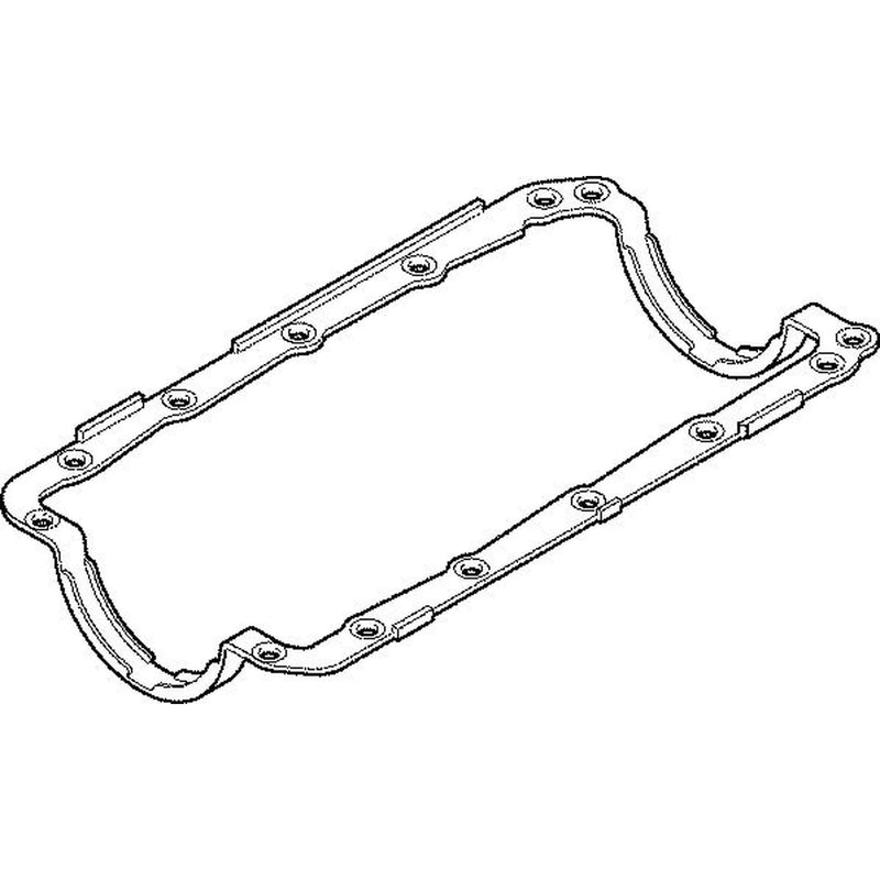 Elring Oil Sump Gasket Wide Thick fits Ford Sierra II 1987-1993 1.8