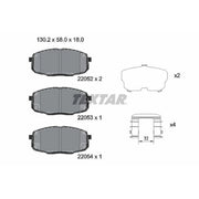 Textar Front Brake Pad Set 2205201
