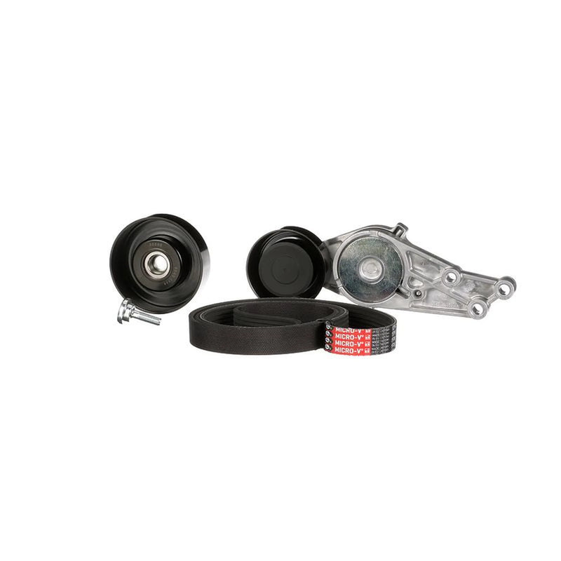 Gates V-Ribbed Belt Set fits Audi A4 B6 2000-2005 1.6 1.8 2.0