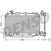 Denso Engine Radiator DRM50022