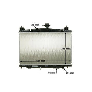 Mahle Engine Radiator fits Mazda 2 2007-2015 1.3 1.5