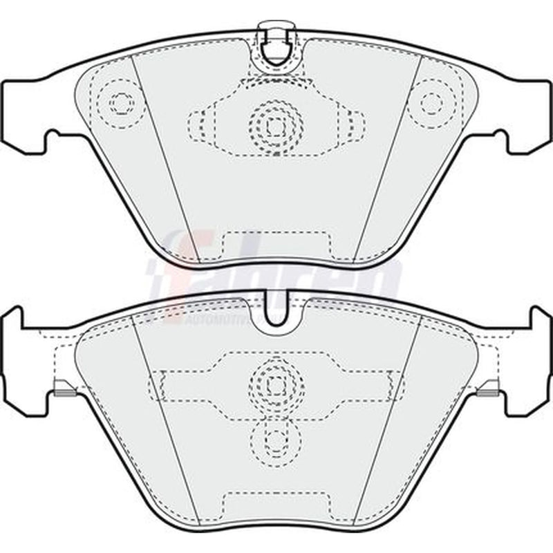 Fahren Front Brake Pad Set FBP3328