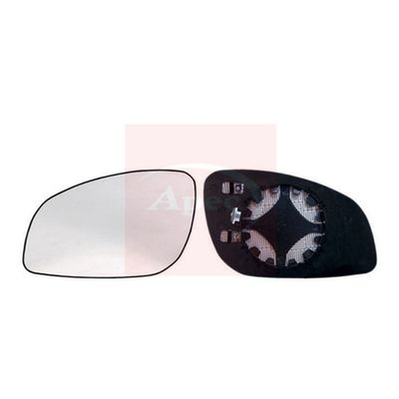 Apec Exterior Wing Mirror Glass Left fits Opel Signum 2003-2008