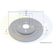 Comline Front & Rear Brake Discs & Pads fits Toyota Yaris/Vitz 2012-2020 1.5