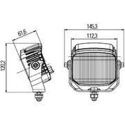 Hella Lamp ZR 0GR Hd Md12-24 Dt PB1 2ZR Rear 2ZR 996 188-061 503173005 2ZR 996