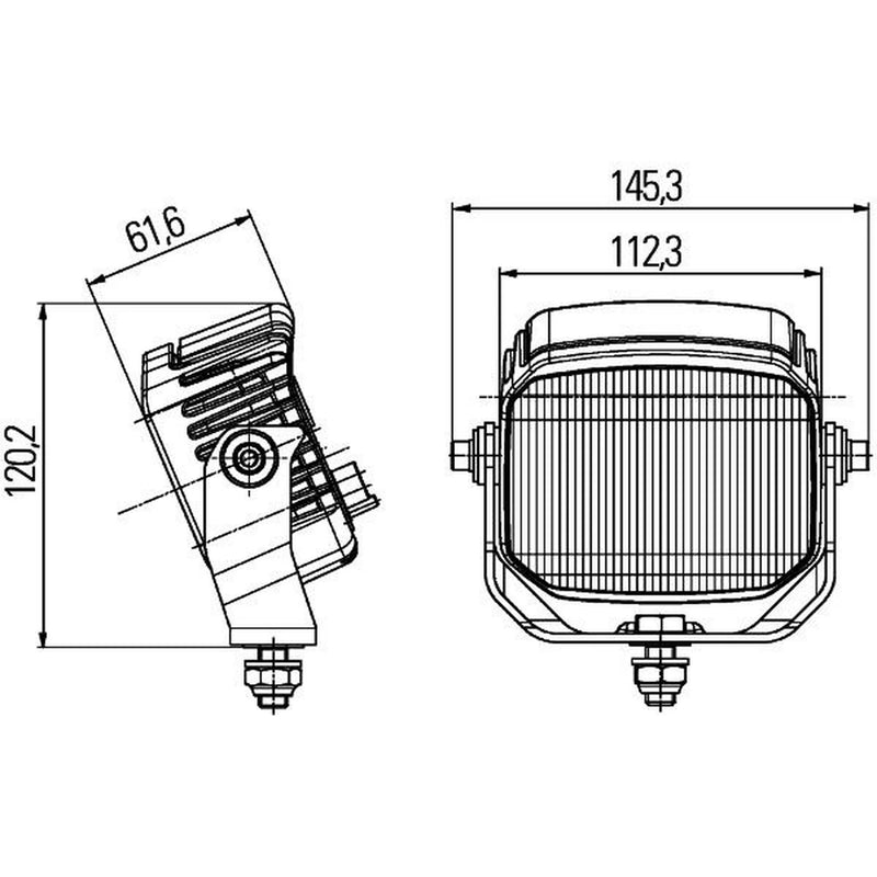 Hella Lamp ZR 0GR Hd Md12-24 Dt PB1 2ZR Rear 2ZR 996 188-061 503173005 2ZR 996