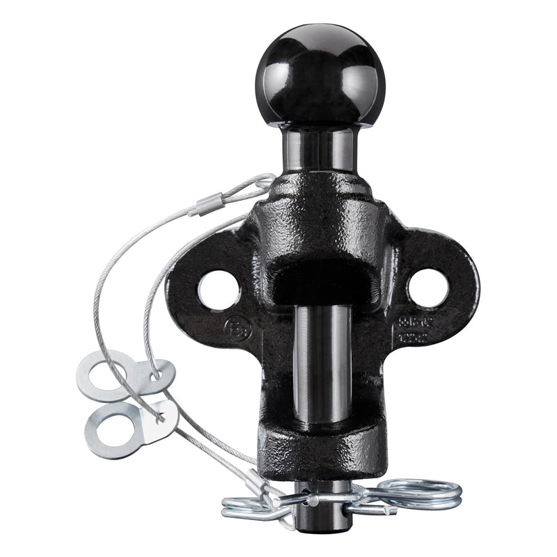 Tow Bar Ball and Pin Coupling 50mm Tow Hitch E approved Tow Jaw Black Ring Automotive  - Dynamic Drive