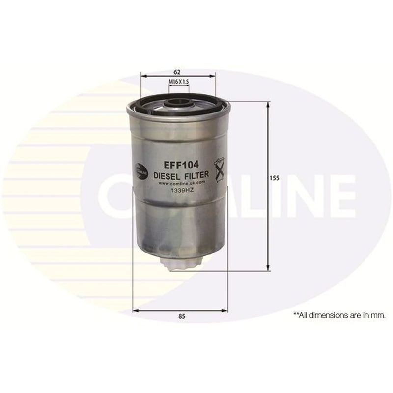 Comline Fuel Filter Element fits Land Rover Defender 1998-2016 2.5