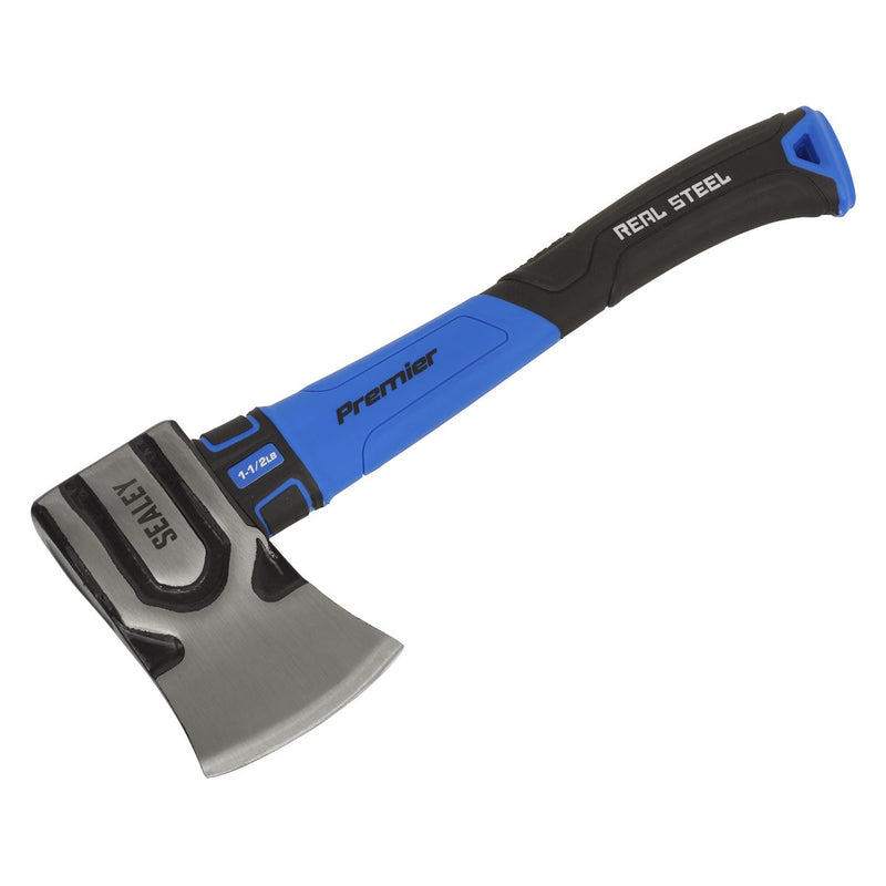 Sealey Premier Premier Hand Axe with Fibreglass Shaft 1.5lb AXG98 Sealey Premier - Dynamic Drive