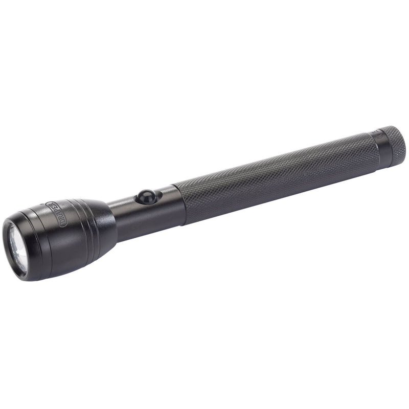 Draper LED Aluminium Hand Torch, 2 x AA Batteries Required 81109 Draper - Dynamic Drive