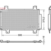 Denso Air Conditioning Condenser DCN40033