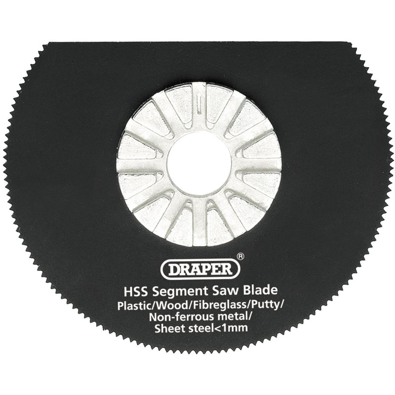 Draper HSS Segment Saw Blade, 63mm Diameter, 18tpi 26057 Draper - Dynamic Drive