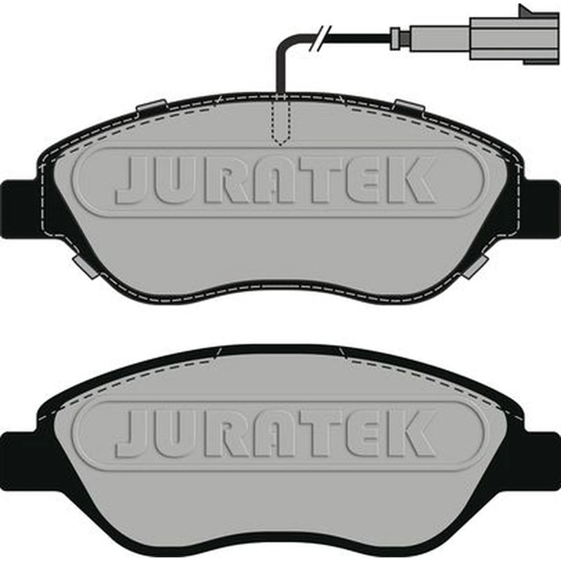 Juratek Front Brake Pad Set fits Alfa Romeo Mito 2008-2018 1.4 1.6