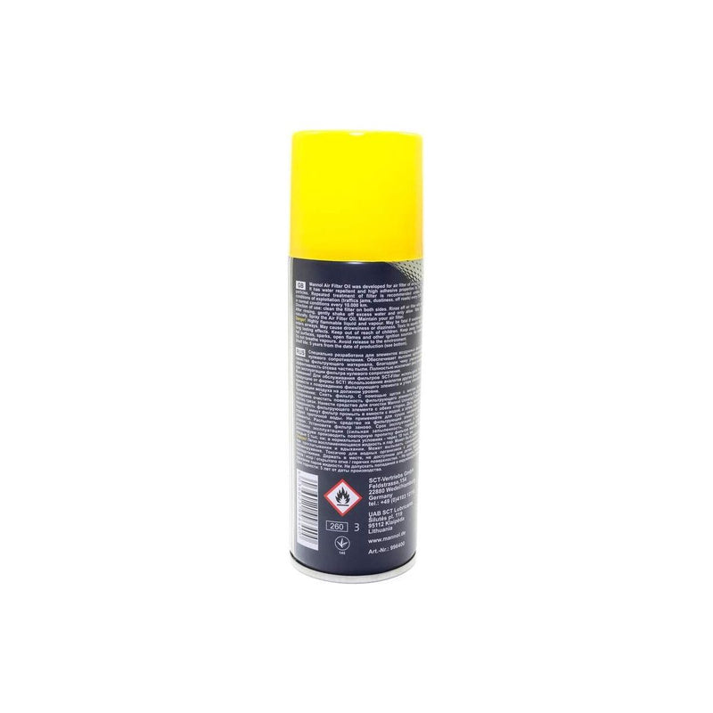 MANNOL Air Filter Oil 200ml Especially Developed For Sport Air Filters Mannol  - Dynamic Drive