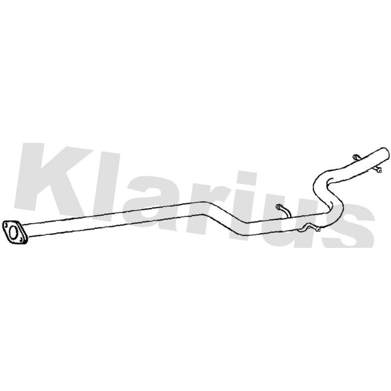 Klarius Exhaust Pipe OD fits Volvo V70 III 2007-2015 2.0