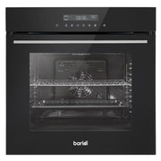 Baridi Integrated Fan-Assisted Electric Oven 60cm 72L Capacity - Black Baridi - Dynamic Drive