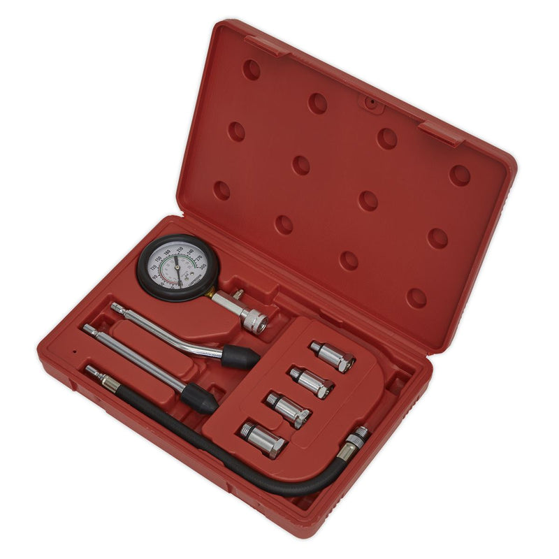 Sealey Petrol Engine Compression Test Kit 8pc CT955 Sealey - Dynamic Drive