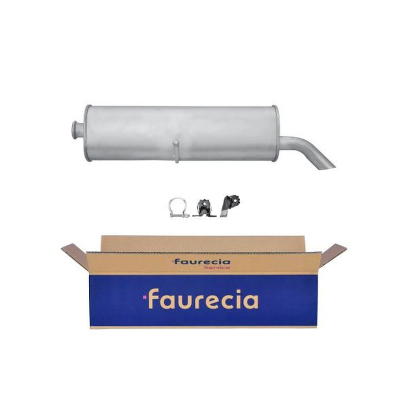 Hella End Silencer Rear fits Citroën C4 2004-2011 1.4