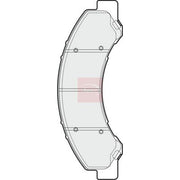 Apec Front Brake Pad Set fits Isuzu Grafter 2008 on