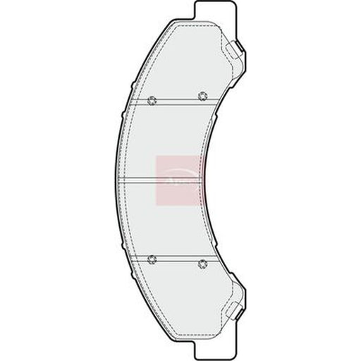 Apec Front Brake Pad Set fits Isuzu Grafter 2008 on